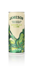 Pijača Ginger & Lime, Jameson, alk. 5 vol %, 0,25 l